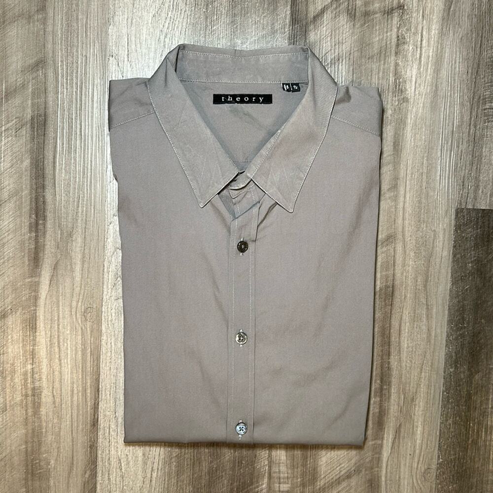 Theory Zack PS Ostend Long Sleeve Button Down - XL